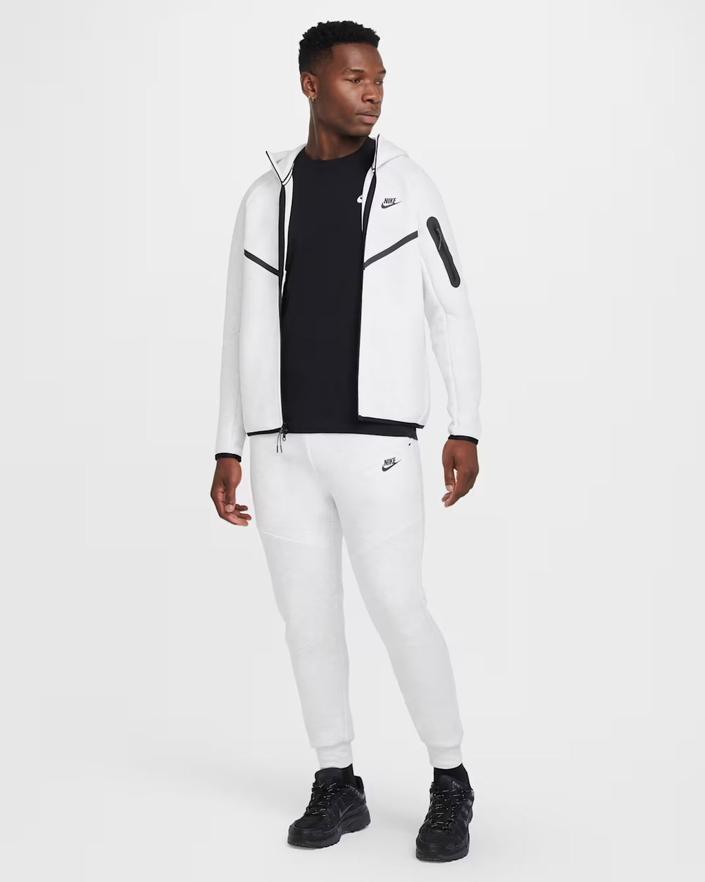 Nike Tech Fleece Hoodie Full-Zip In Birch Heather