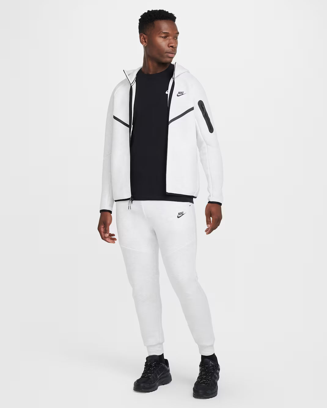 Nike Tech Fleece Hoodie Full-Zip In Birch Heather